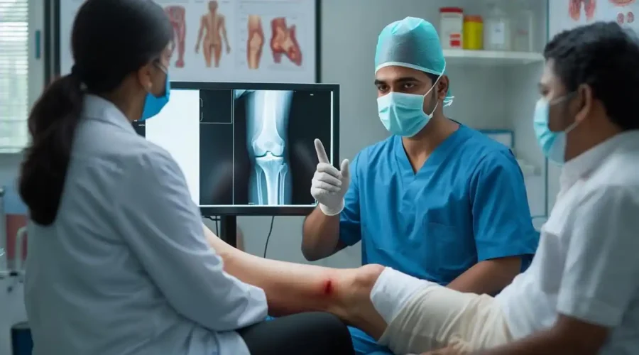 Knee Fracture image